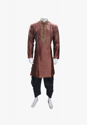 Maroon karchupi party panjabi