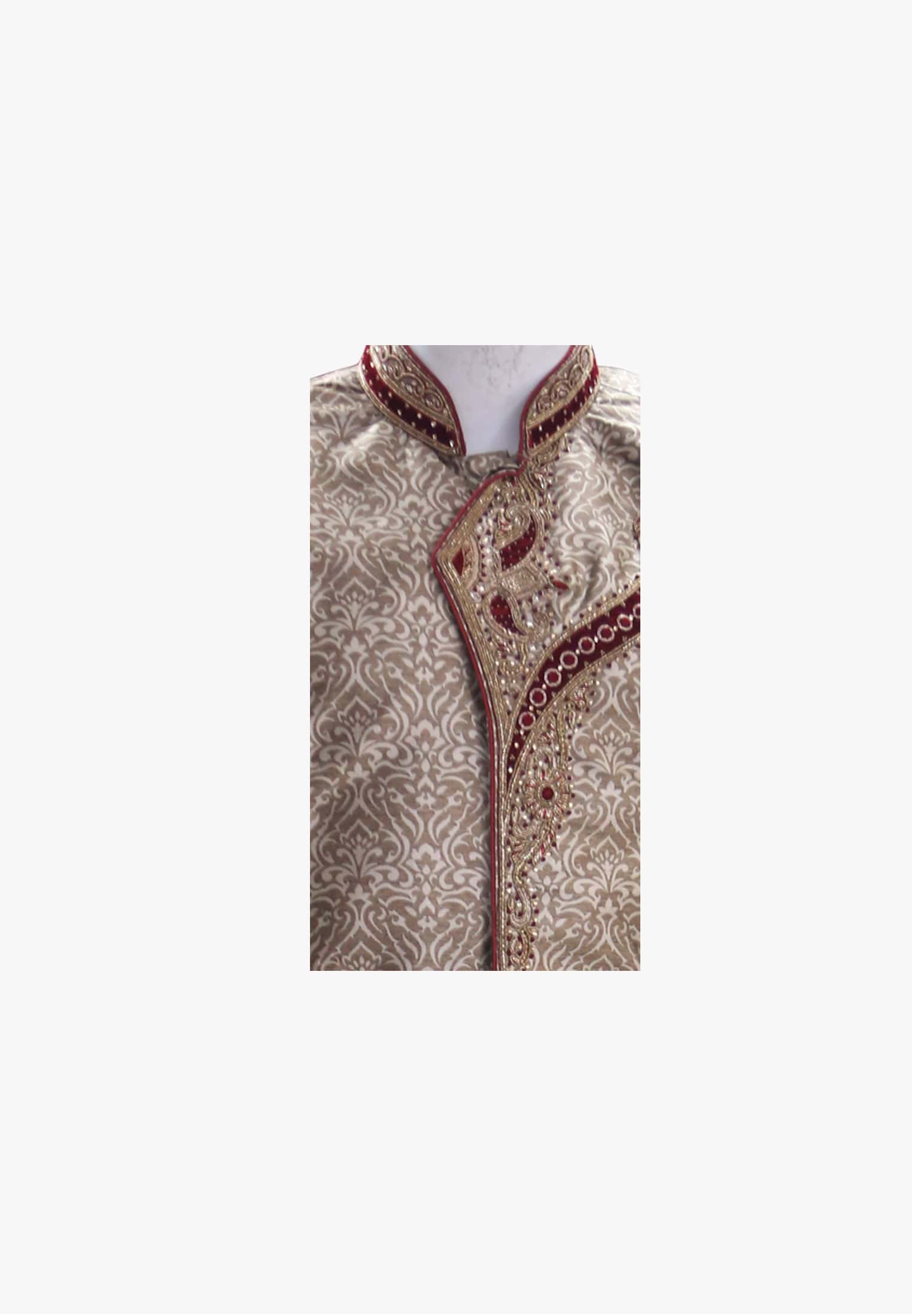 Stone karchupi wedding sherwani set