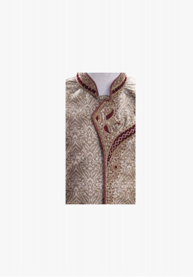 Stone karchupi wedding sherwani set