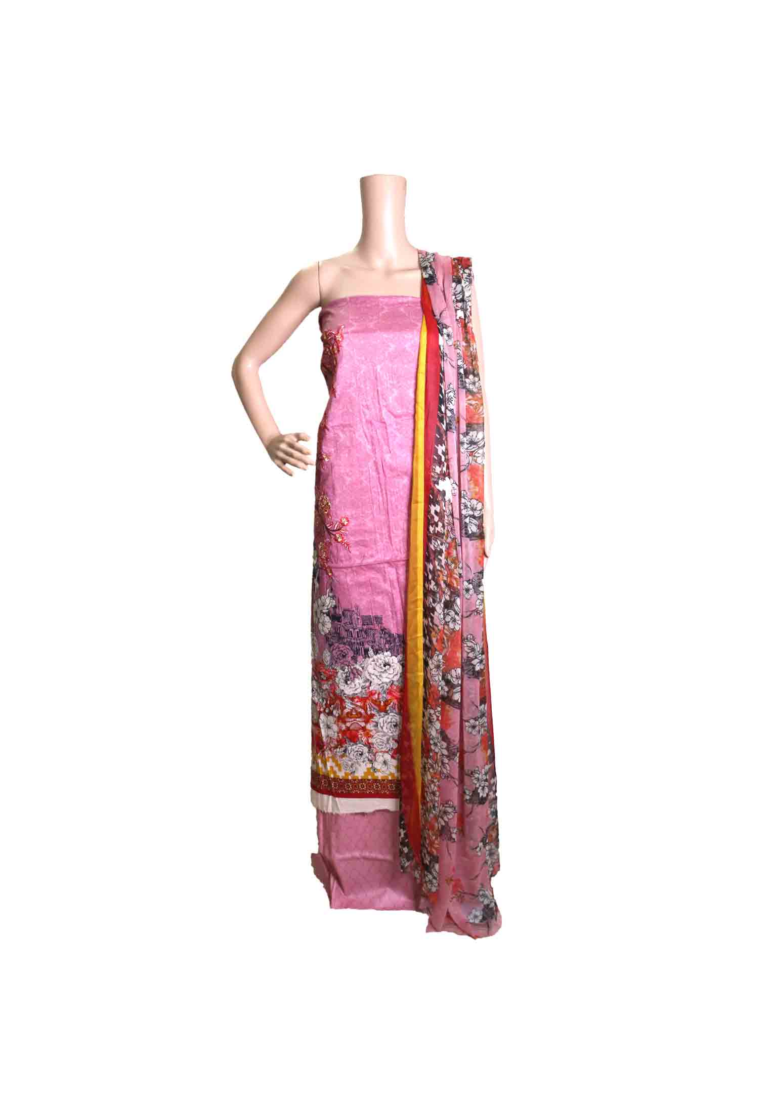 Pakistani lawn party three piece