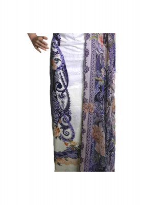 Cambric cotton digital print three piece