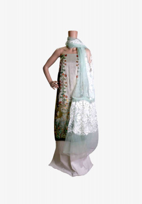 Half silk sober party three piece