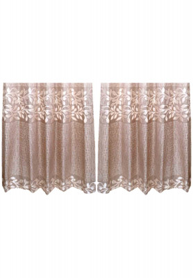 Golden thread stitch work regular curtain