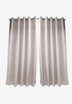 Cotton plain solid regular curtain
