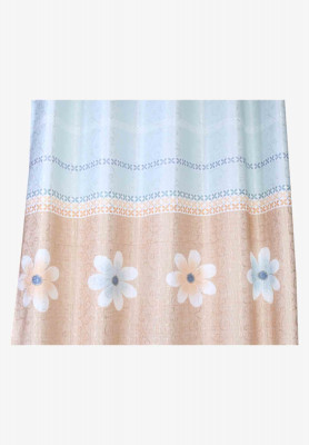 Golden-pest cotton digital print curtain
