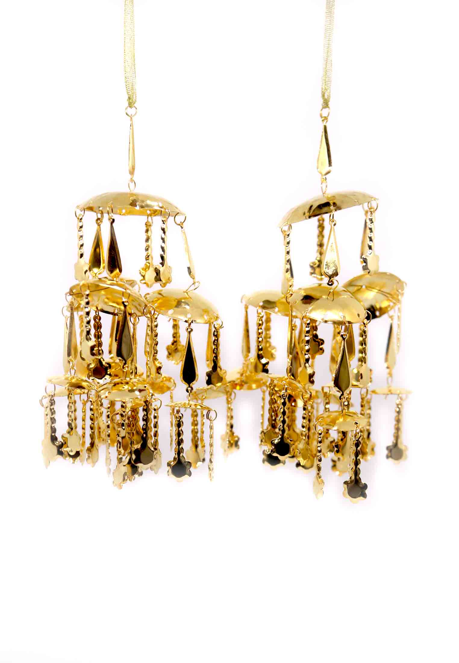 Golden plain steel metalian rakhi