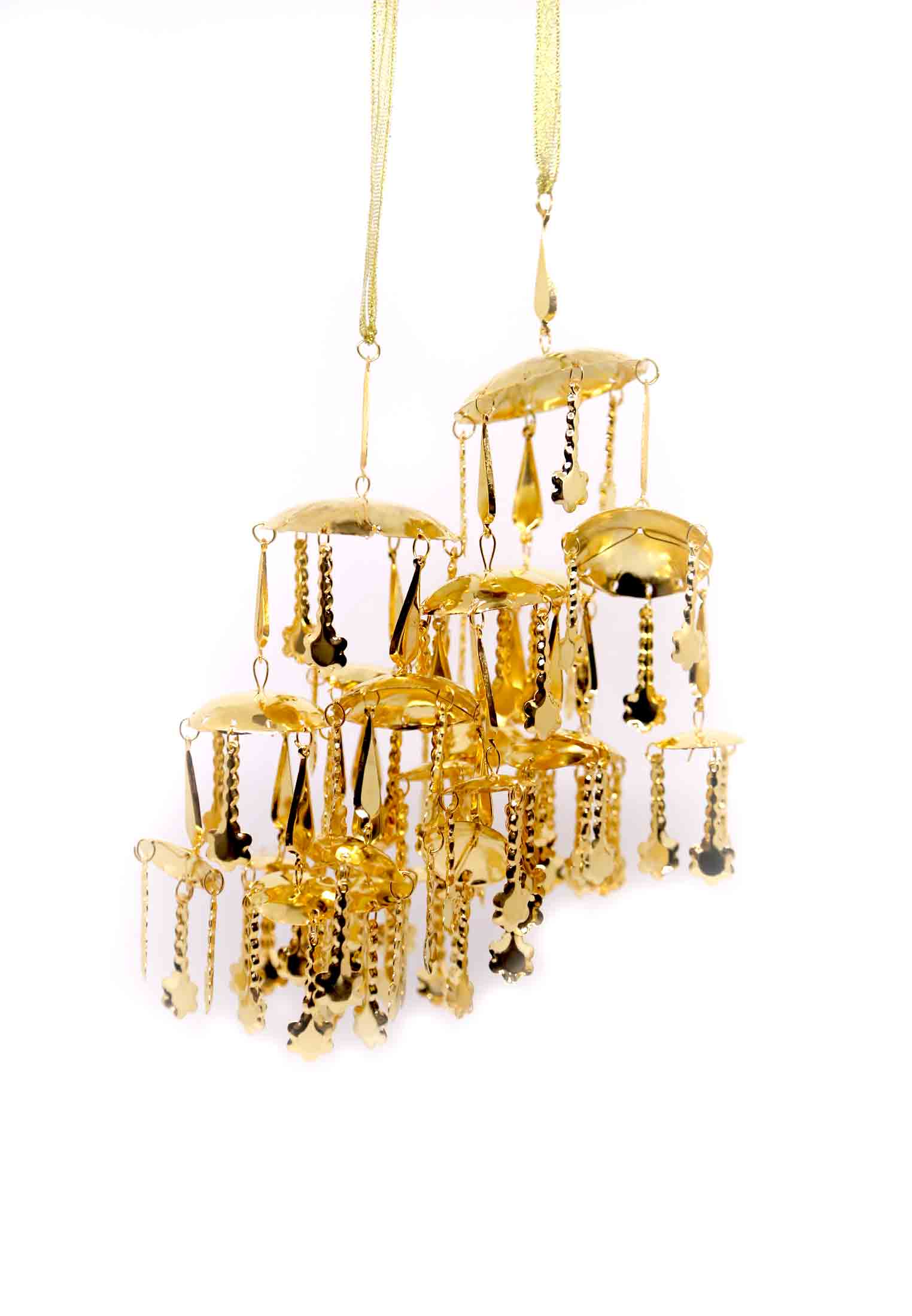 Golden plain steel metalian rakhi