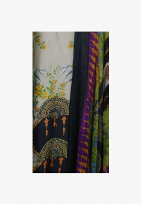 Multi color printed three piece