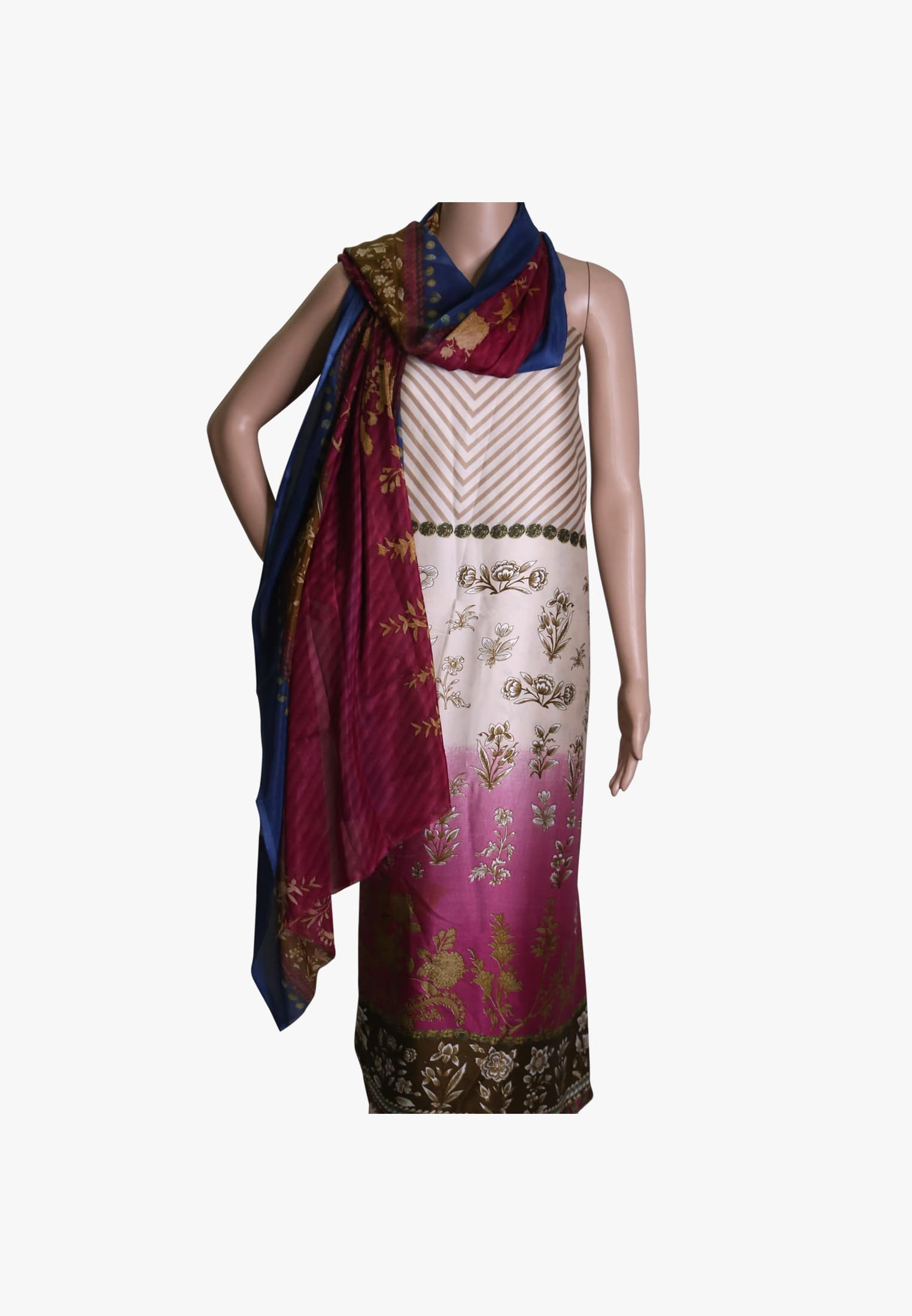 Shamooz silk party three piece