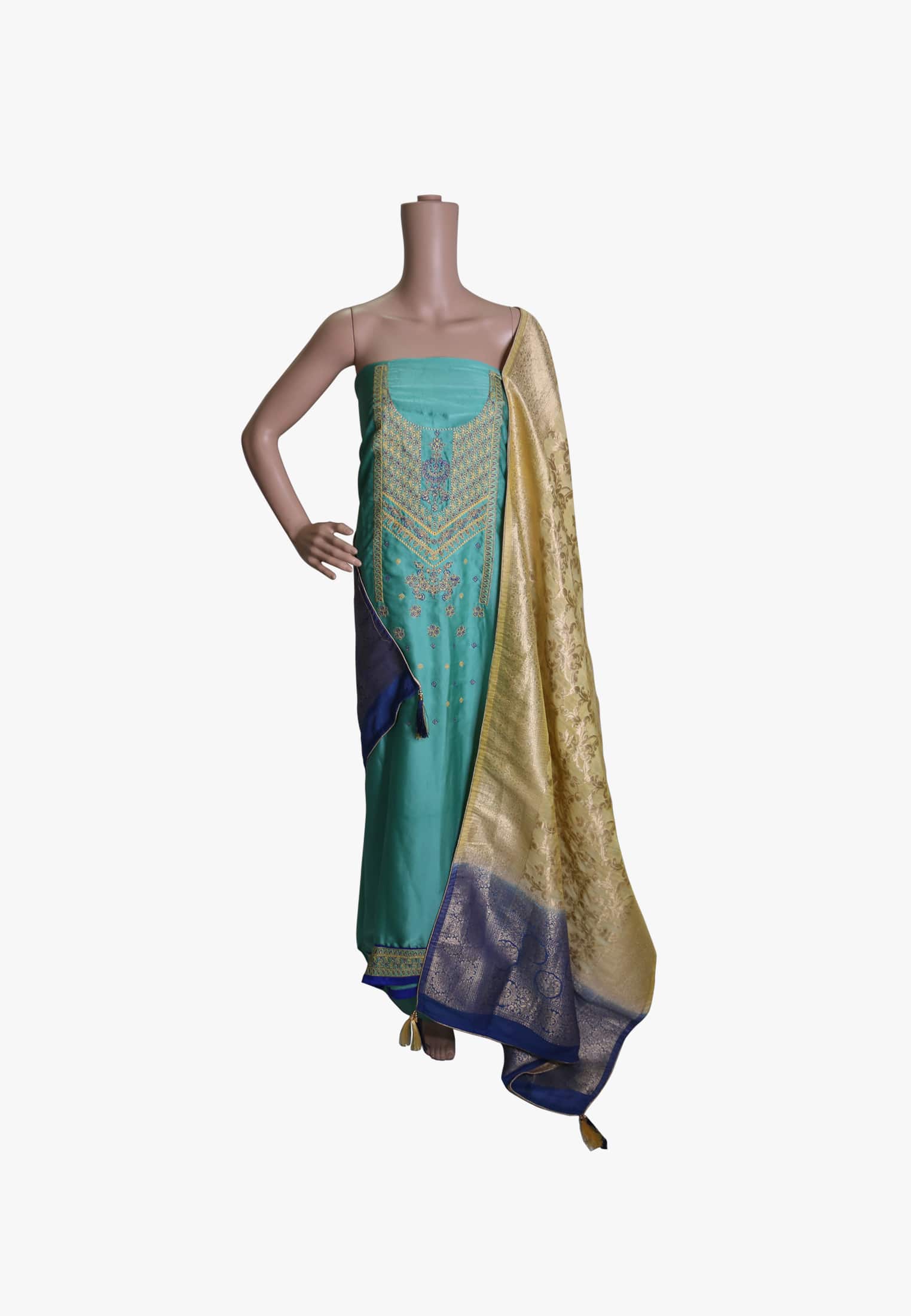 Shamooz silk embroidery party four piece