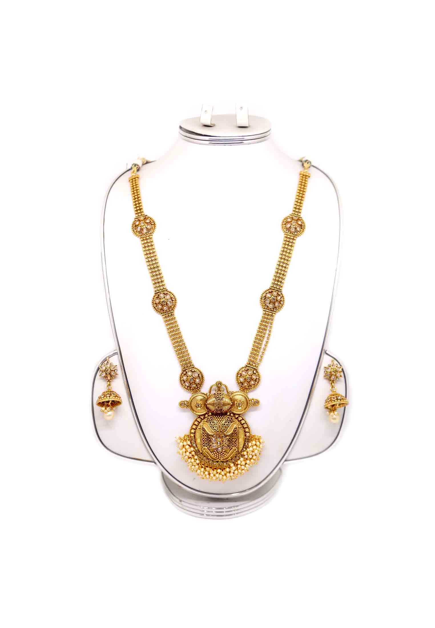 Joypuri antic gold plate wedding sita set