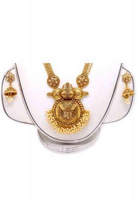 Joypuri antic gold plate wedding sita set
