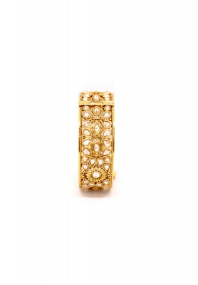 Gold plate light pink ad stone party chur