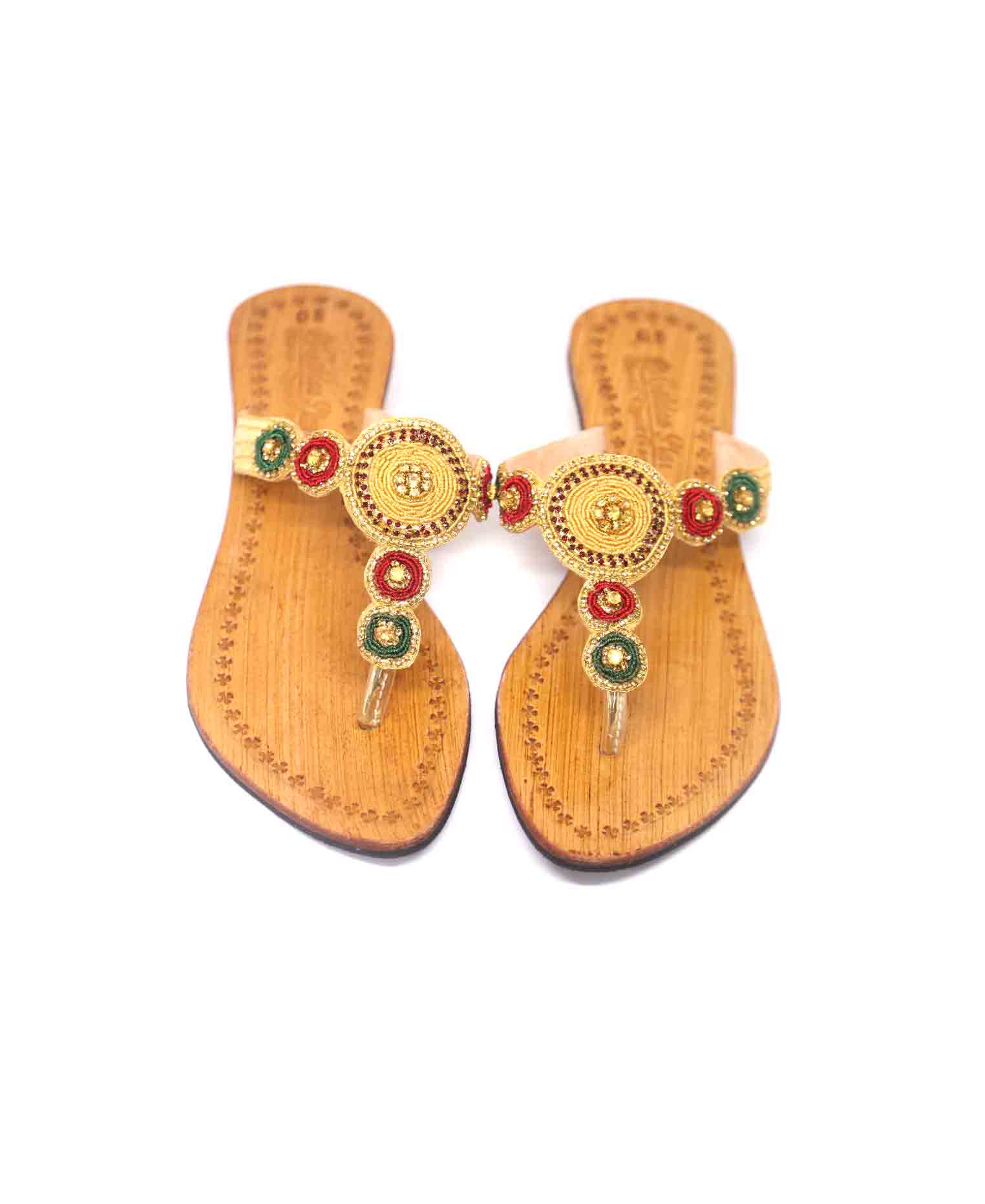 Golden karchupi kolapuri half heel