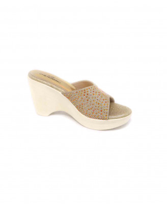Artificial leather stone boston heel