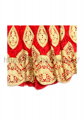 Net satin false wedding lehenga