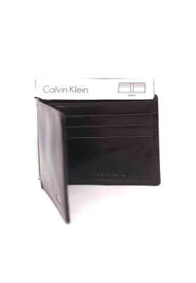 Chocolate leather men's wallet