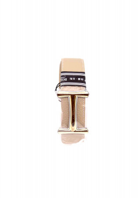 Black leather party belt