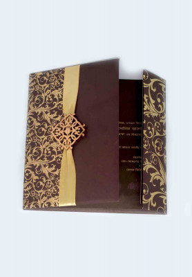 Folding invitation card
