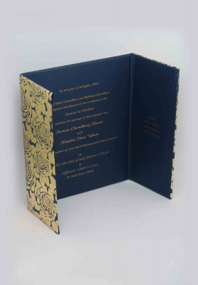 Folding style invitation card