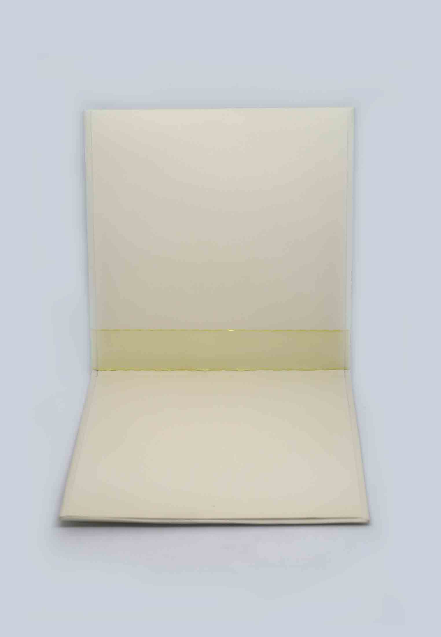 Folding style wedding invitation card
