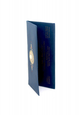 Flip wedding invitation card