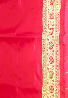Golden katan jori stone benarashi saree