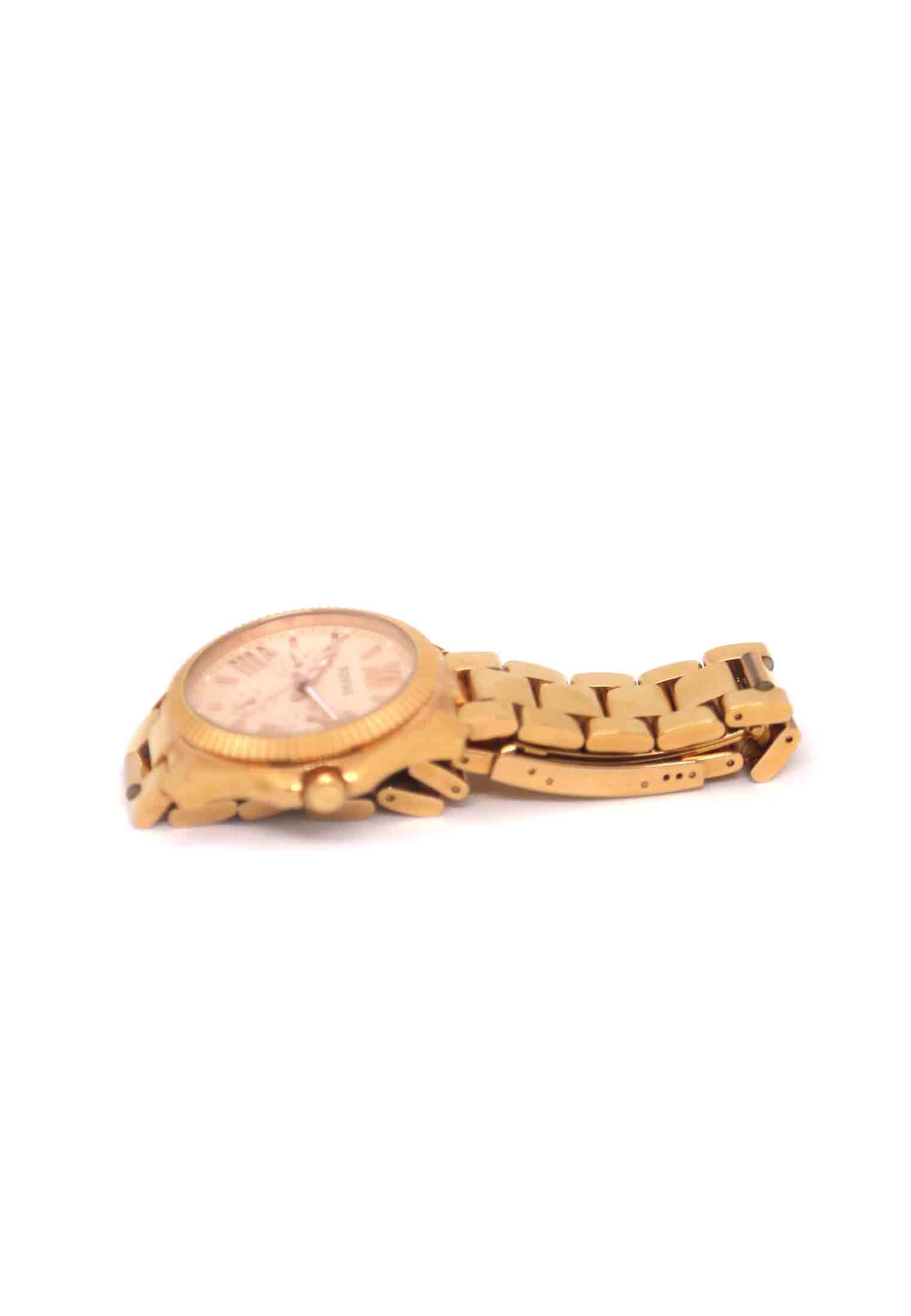 Fossil golden wedding watch