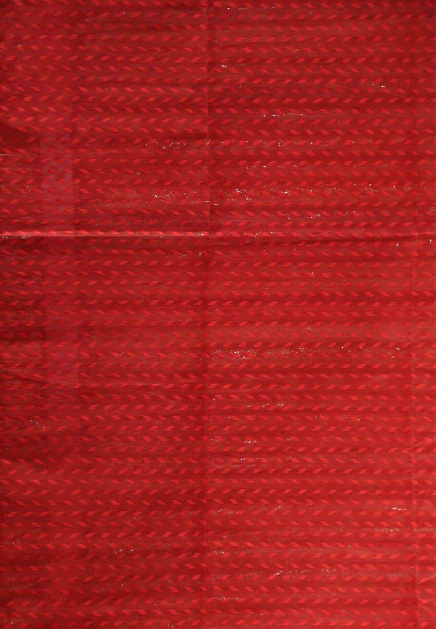 Red handicrafts work benarashi saree