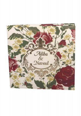 Floral Wedding Invitation Card
