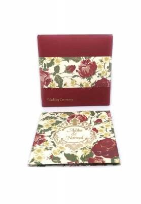 Floral Wedding Invitation Card