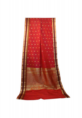 Katan silk jori work saree
