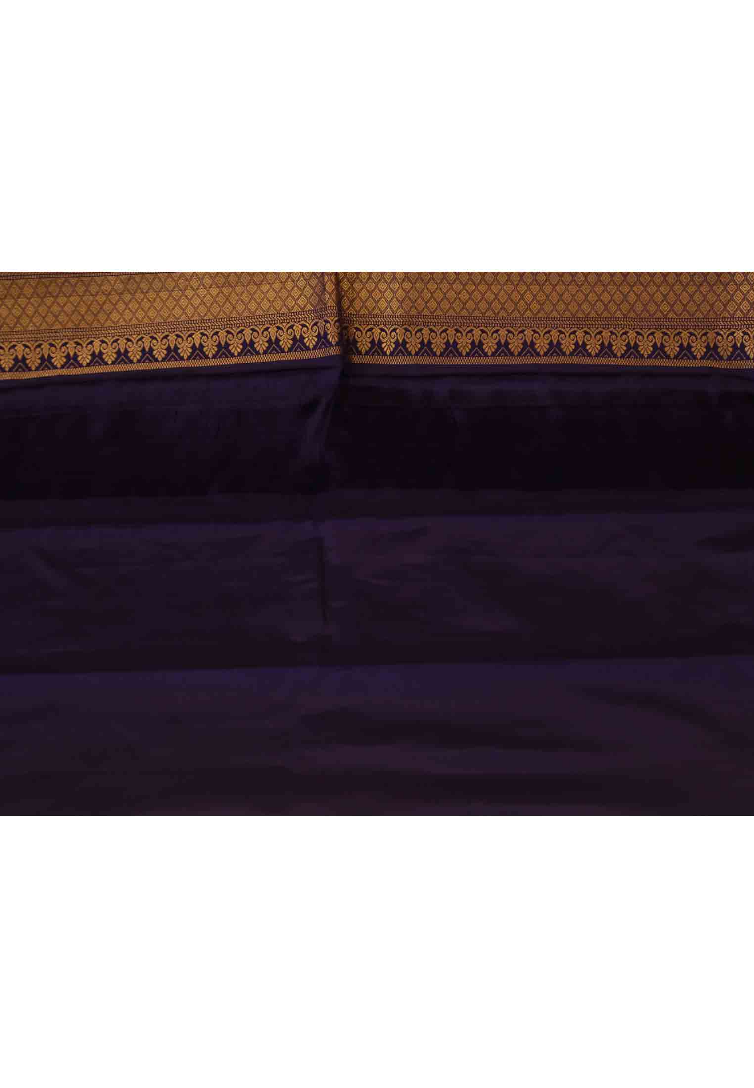 Katan magenta kanjivaram saree