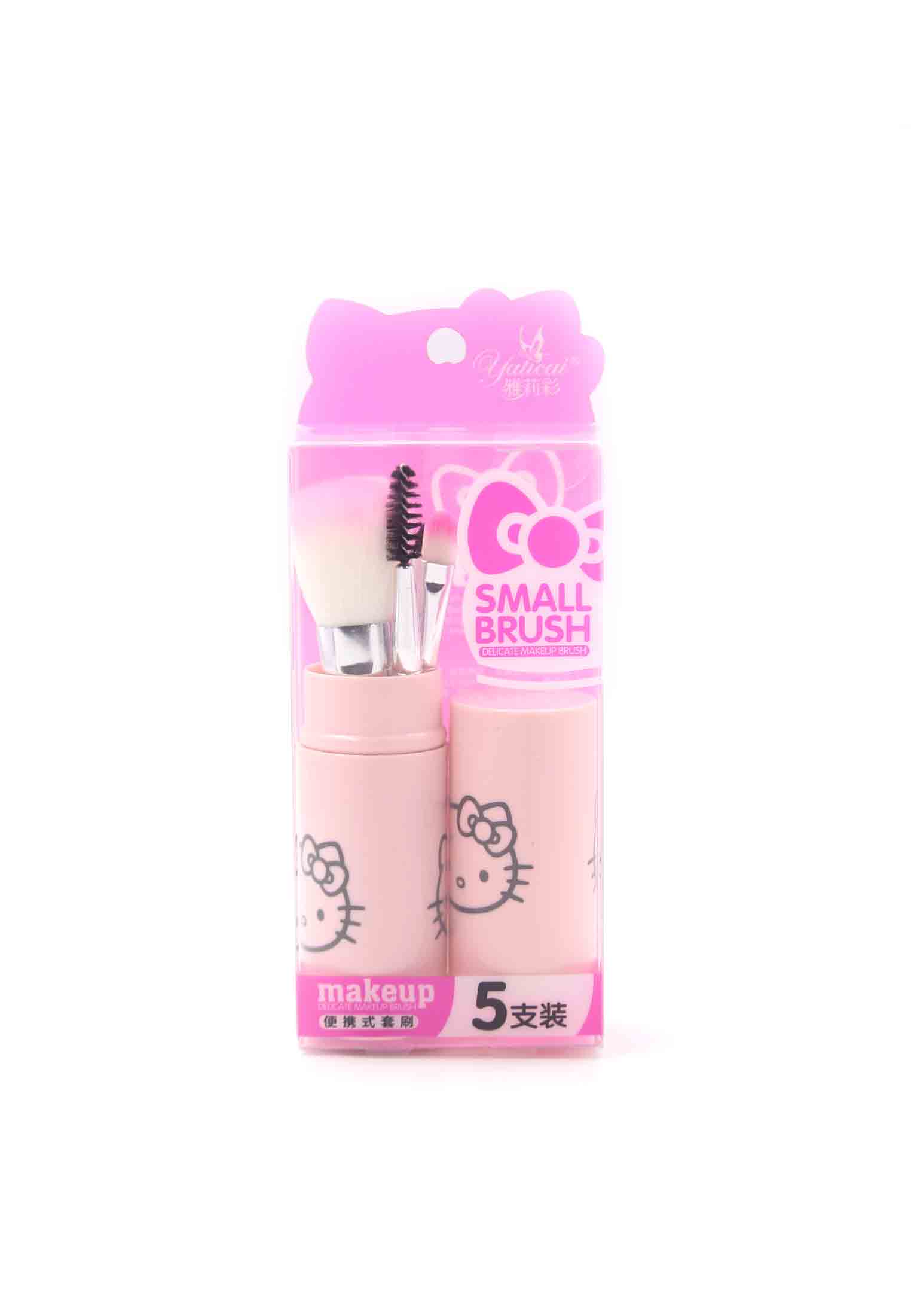 5 Pieces Mini Cute Hello Kitty Pink brushes