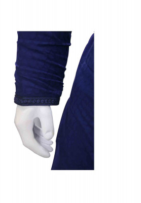 Blue Cotton Panjabi