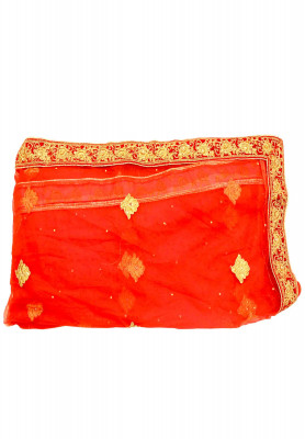 Maroon Velvet Lehenga