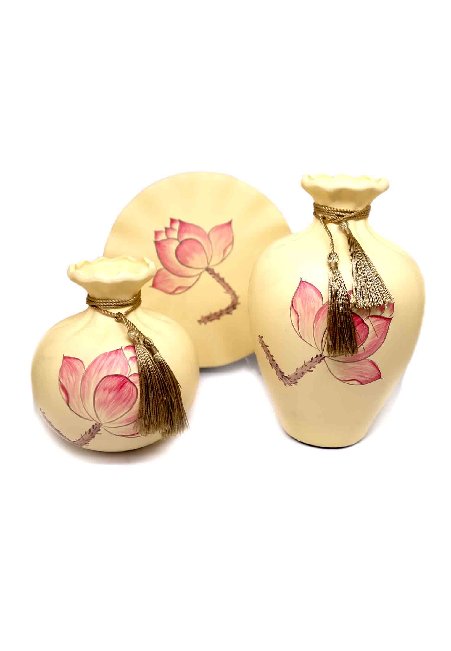 Light Orange Flower Vase