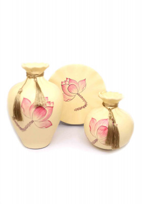 Light Orange Flower Vase