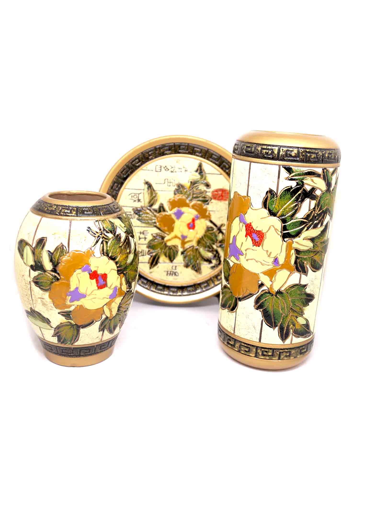 Multi-Colored Flower Vase