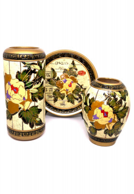 Multi-Colored Flower Vase