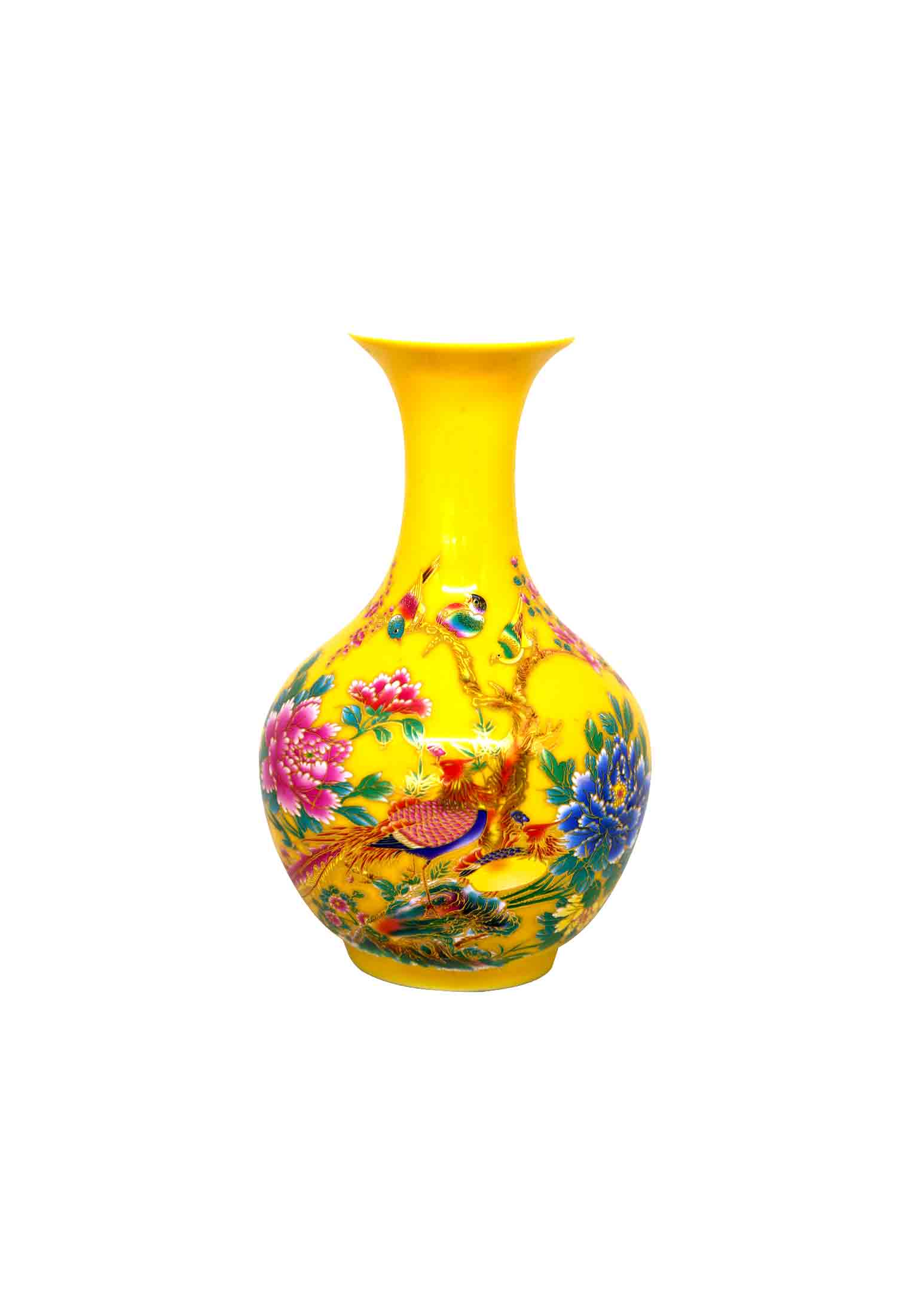 Red Flower Vase