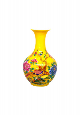 Red Flower Vase