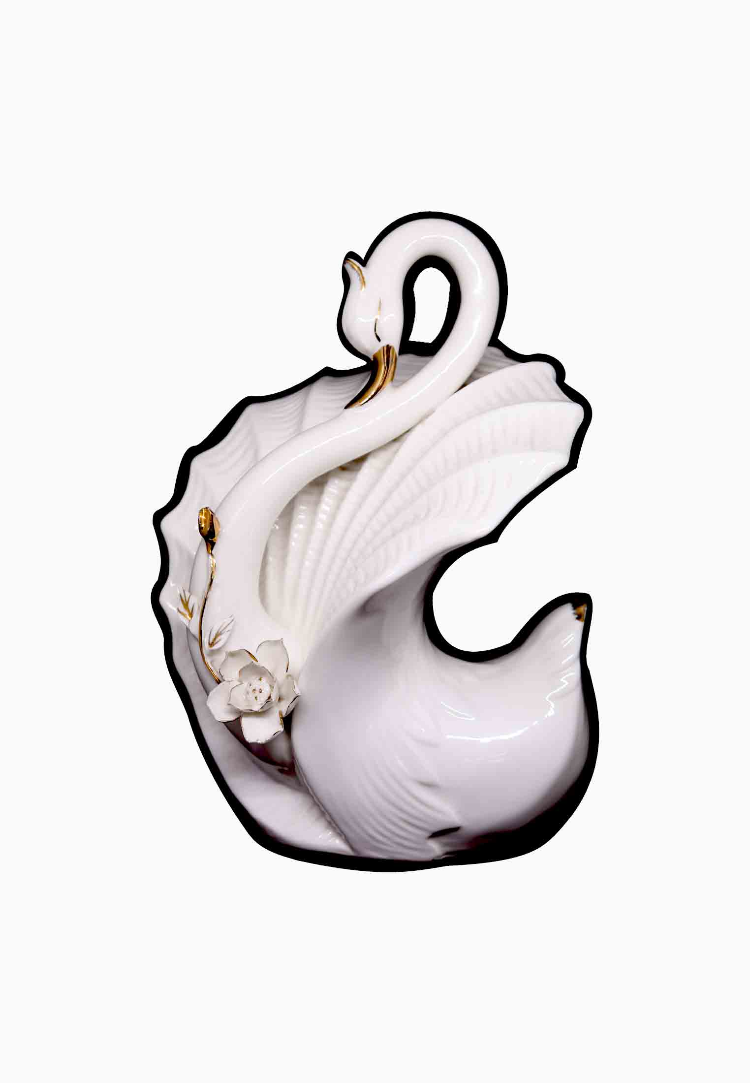 Goose shaped showpiece