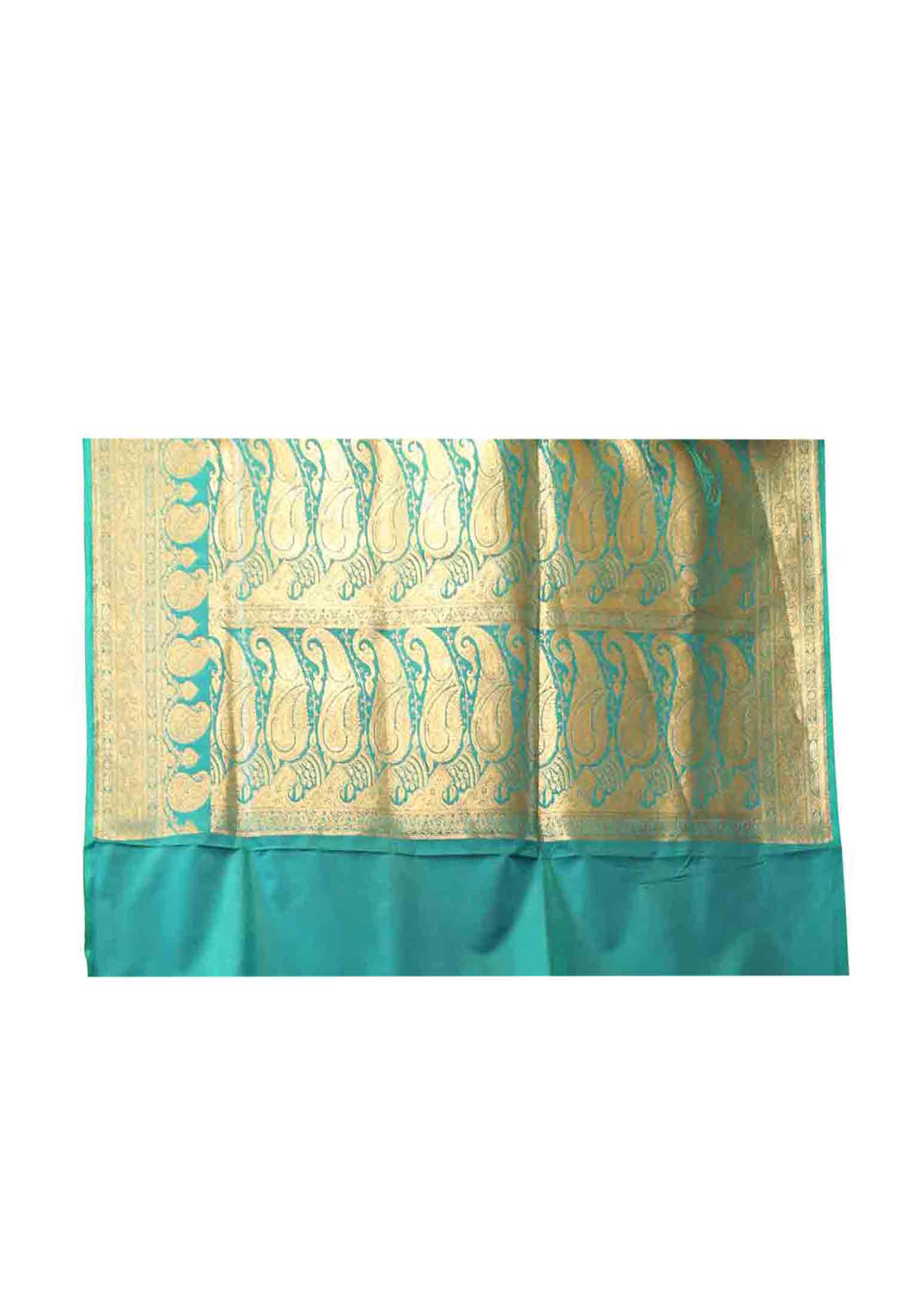 Paste and Golden Benarasi Saree