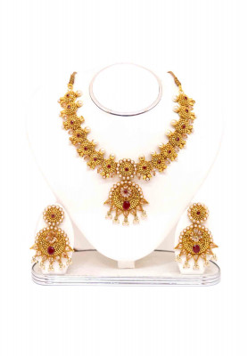 Gold Plated Necklace set