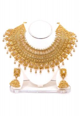 Unique design Jarwa Necklace Set