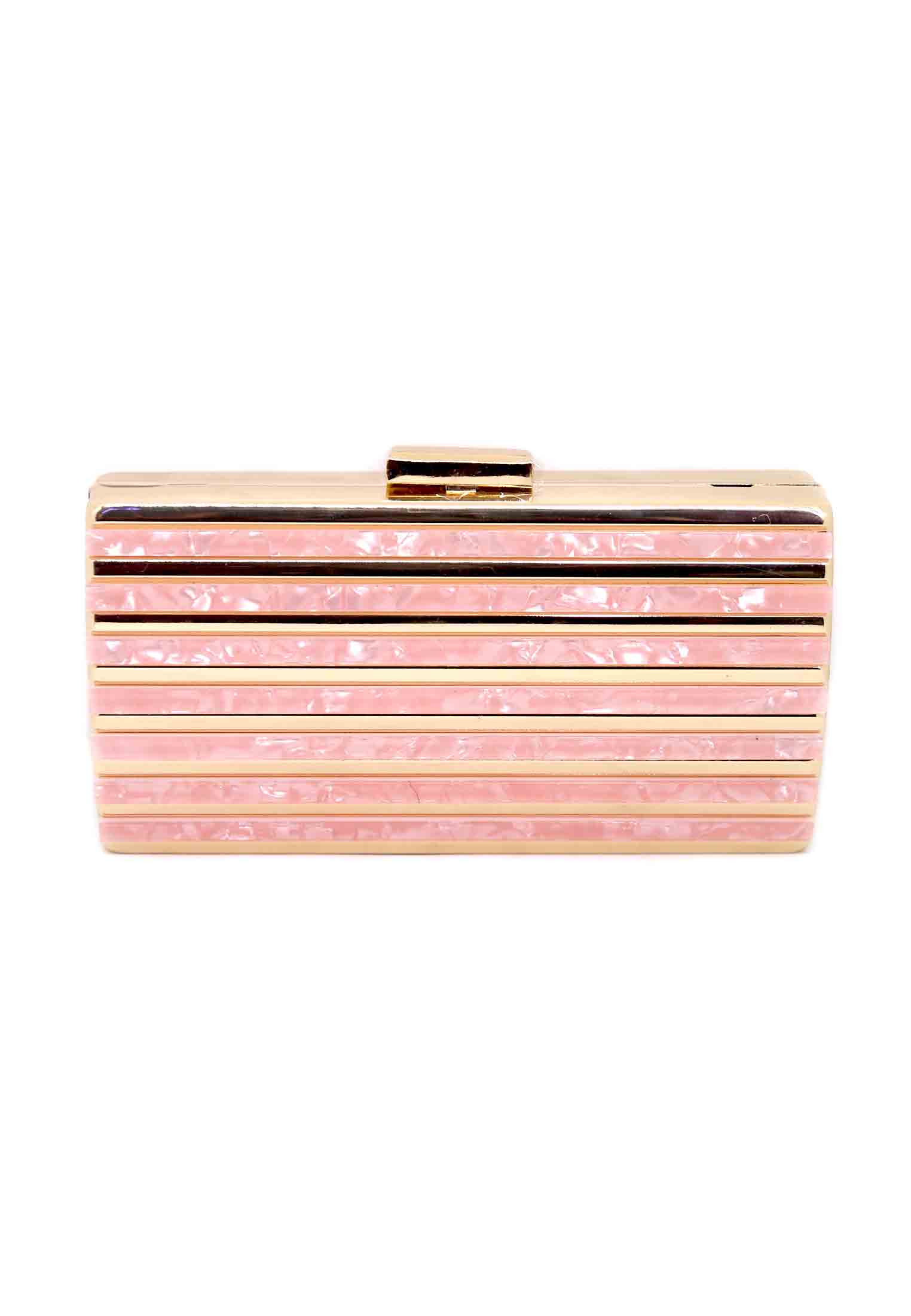 Box Shaped Pink Purse