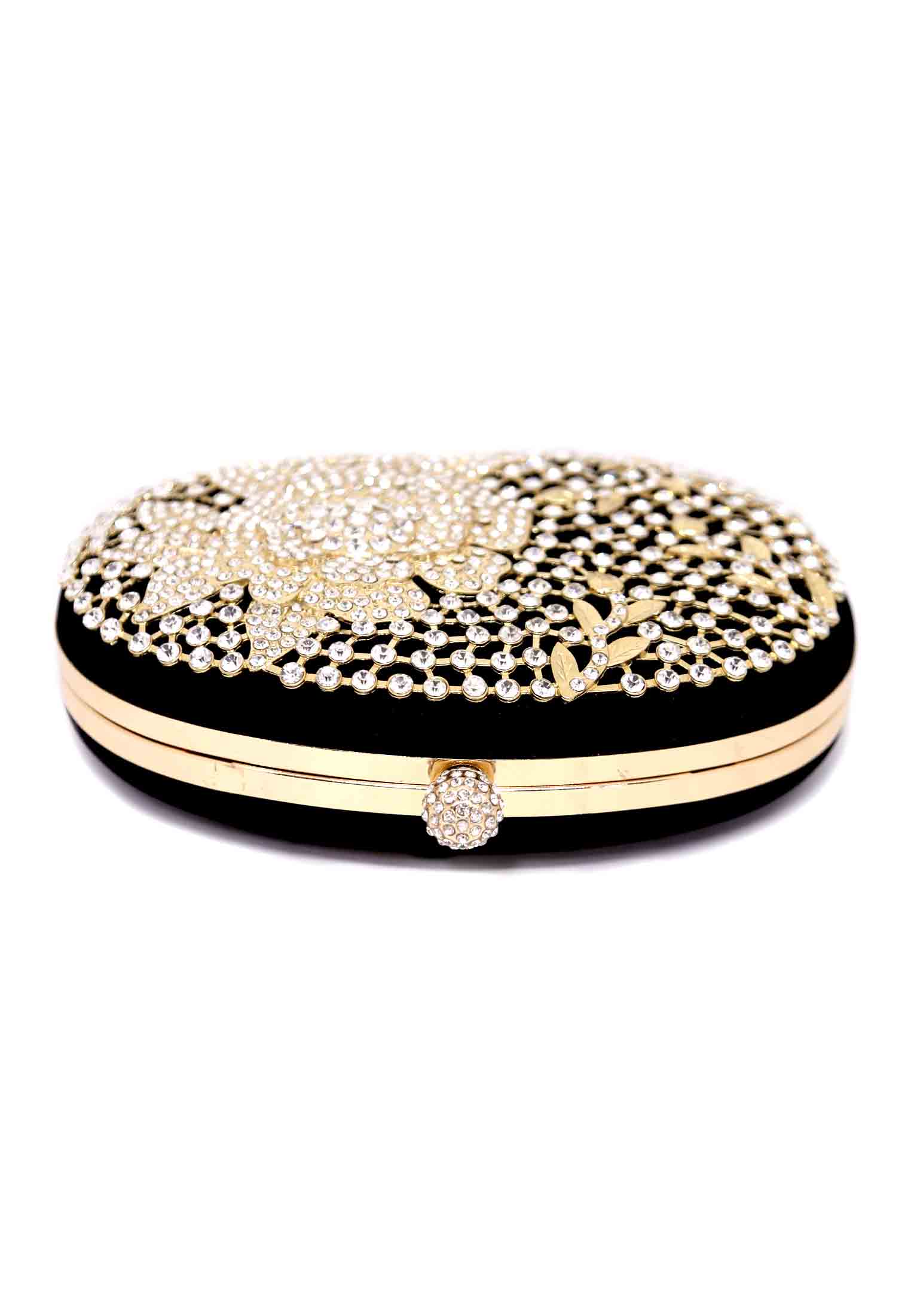 Black & Golden contrast Party Purse