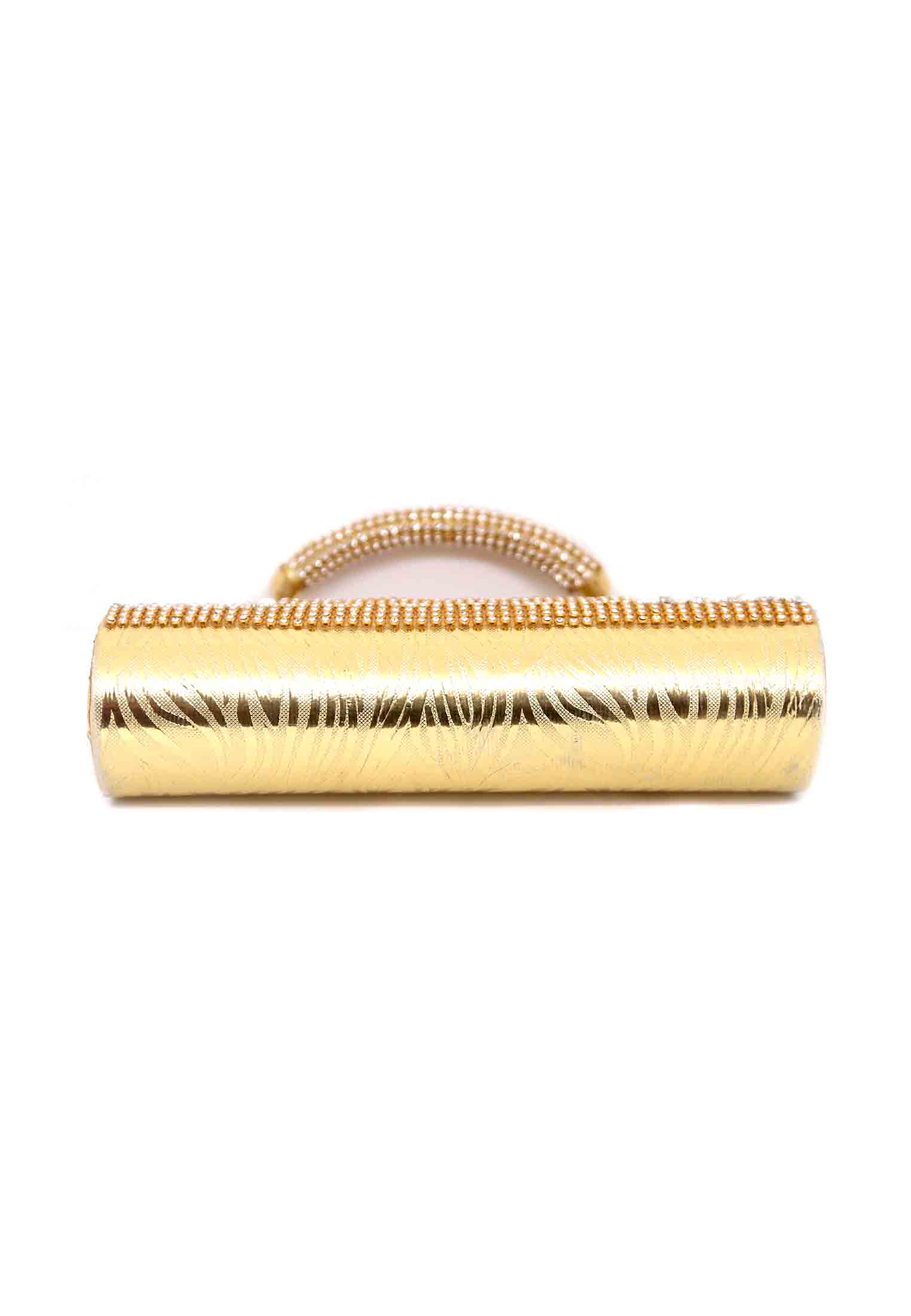 Golden Color  leather  Party Purse
