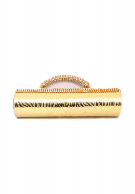 Golden Color  leather  Party Purse